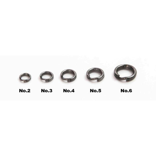 Bogie Split Ring Toughness Black Plated Economy Pack