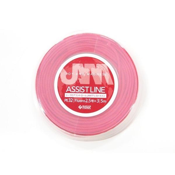 JAM Assist Line PE32 Fluorocarbon 2.5 3-Strand 5m