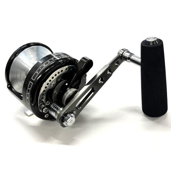 Limited Quantity Murfix W6 TSS W6 Palming Cup (Black, No Hole) with Hyper Handle (Gunmetal SG, 110mm)