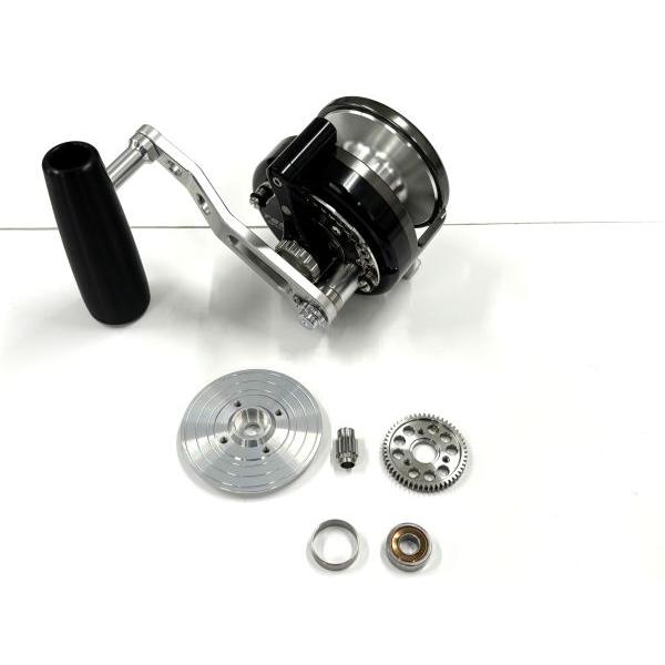 TSS製 アンギュラベアリング ピニオンギヤ&ジュラルミンドラグプレート ドラブギヤセット エイテックマーフィックス N4、LN4、S5、W6用