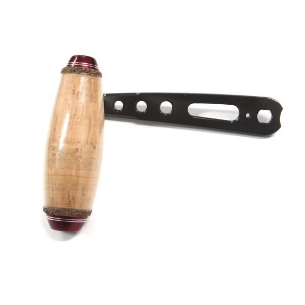 TSS製 ハイパーハンドルガンメタSG AE100 コルク レッド付き エイテックマーフィックス用