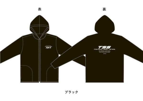 アングラーズショップアクア ドライジップパーカー TSSコラボ