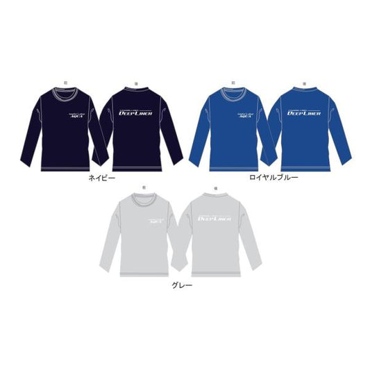 アングラーズショップアクア　ドライロングTシャツ　ディープライナーコラボ