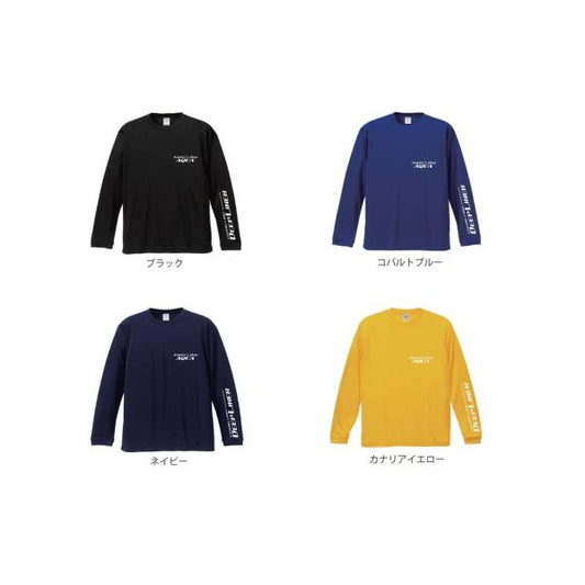 アングラーズショップアクア　ドライシルキータッチロングTシャツ　ディープライナーコラボ