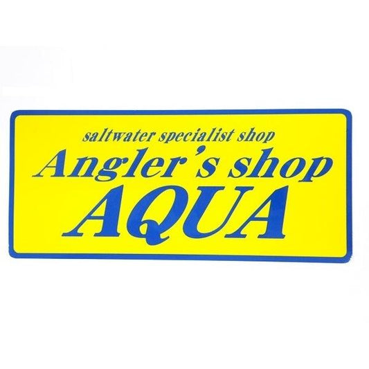 アングラーズショップアクア　ステッカー