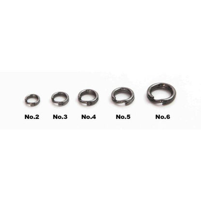 Bogie Split Ring Toughness Black Plated Economy Pack