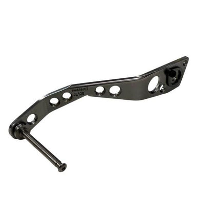 Custom Reel Handle, Oni Bend, 120mm, Right-Handed, for Ocea Jigger LD2500, Silver