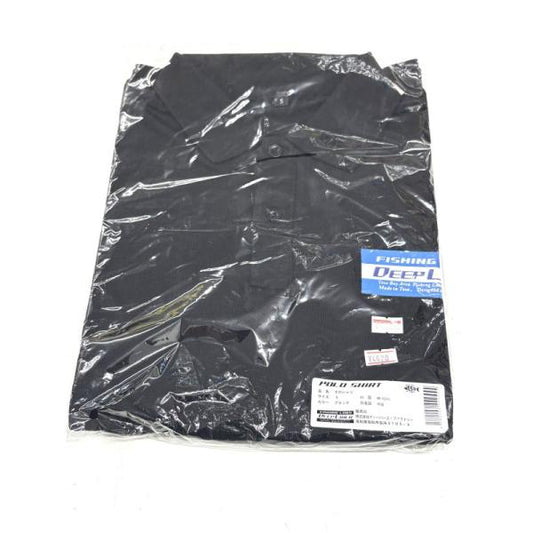 ディープライナー　半袖ポロシャツ　ブラック　Sサイズ