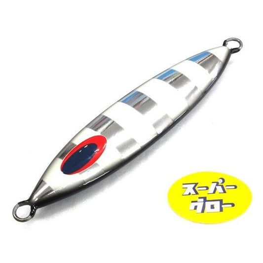 ディープライナー　スロースキップVib　130g　アクアオリカラ　カスタムホロ　スーパーグロー