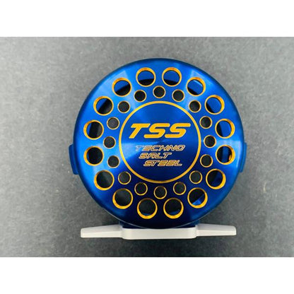 TSS Palming Cup with Large Hole for Murfix C3, TSS Laser-Processed, Blue-Gold