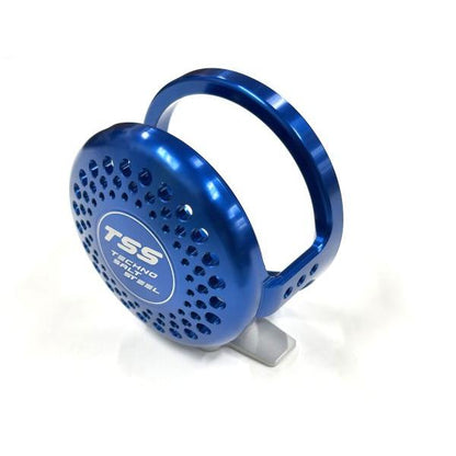 TSS製　パーミングカップ　穴明き(小穴)　マーフィックスC3用　TSSレーザー加工入り　ブルー