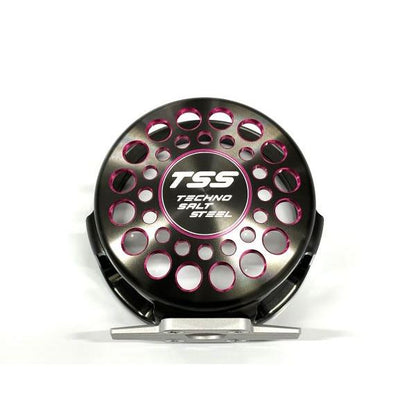 TSS製　パーミングカップ　穴明き(大穴)　マーフィックスN4、LN4用　TSSレーザー加工入り　ガンメタSGピンク