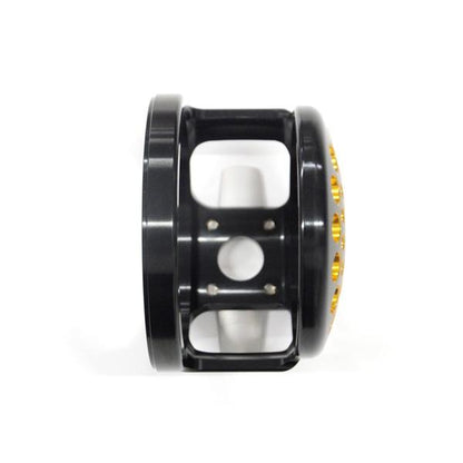 TSS製　パーミングカップ　穴明き(大穴)　マーフィックスS5用　TSSレーザー加工入り　ブラックゴールド