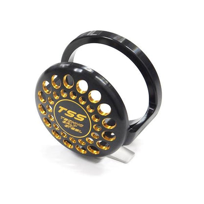 TSS製　パーミングカップ　穴明き(大穴)　マーフィックスS5用　TSSレーザー加工入り　ブラックゴールド