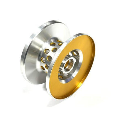 Carretel de reposição TSS para T-3 e Murphyx S5, perfurado, prata/dourado, tamanho 4, 600 m