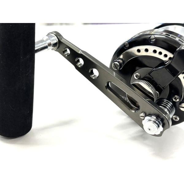 Quantidade limitada Murfix W6 TSS W6 Palming Cup (preto com furos) com Hyper Handle (Gunmetal SG, 110 mm)