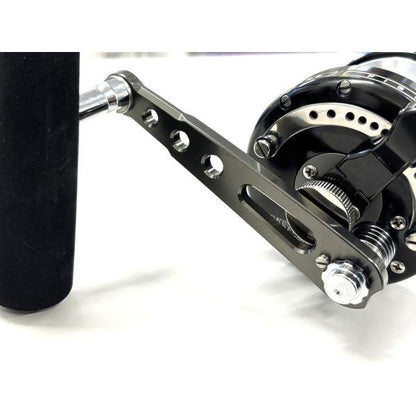 Quantidade limitada Murfix W6 TSS W6 Palming Cup (preto com furos) com Hyper Handle (Gunmetal SG, 110 mm)