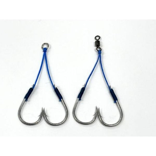 Assist hook for red snapper, round, size 22, Aqua Original