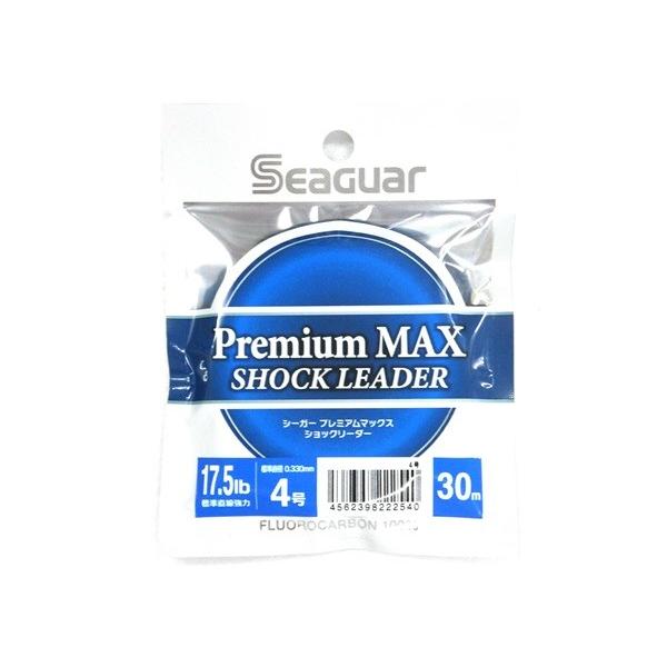 シーガー　プレミアムマックス　ショックリーダー　17.5lb　4号　30m