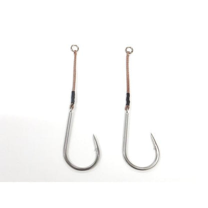 テーパーアシストフック　ストレートツナ7/0　アクアオリジナルアシストフック