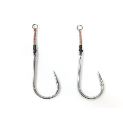 テーパーアシストフック　ストレートツナ6/0　アクアオリジナルアシストフック