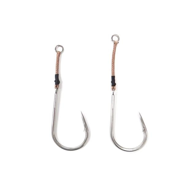 テーパーアシストフック　ストレートツナ6/0　アクアオリジナルアシストフック