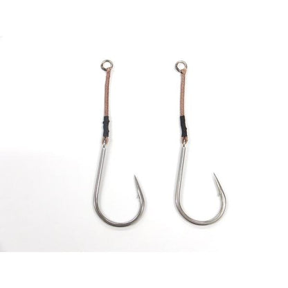 テーパーアシストフック　ストレートツナ6/0　アクアオリジナルアシストフック