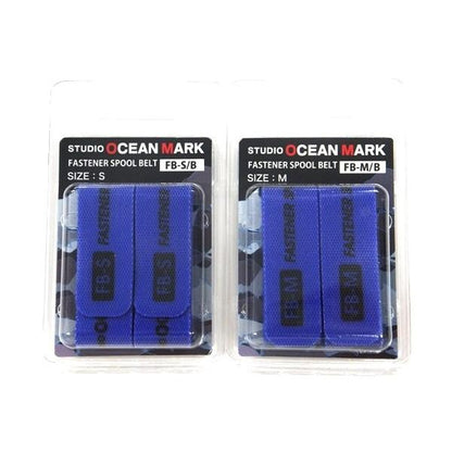 Studio Ocean Mark Zipper Spool Belt, Size S-M, Blue