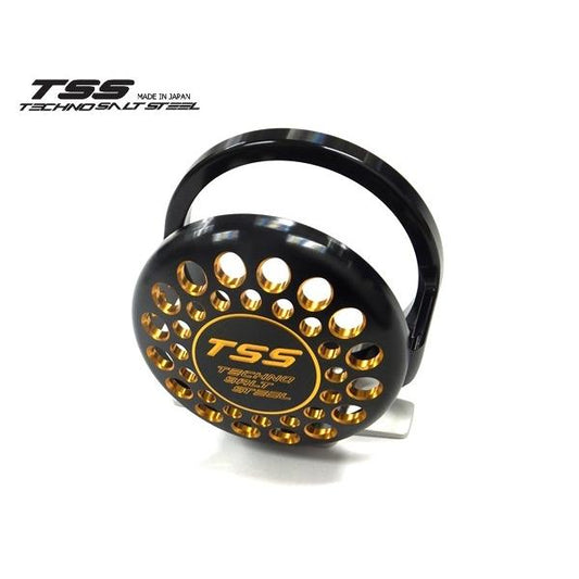 TSS製　パーミングカップ　穴明き(大穴)　マーフィックスC3用　TSSレーザー加工入り　ブラックゴールド