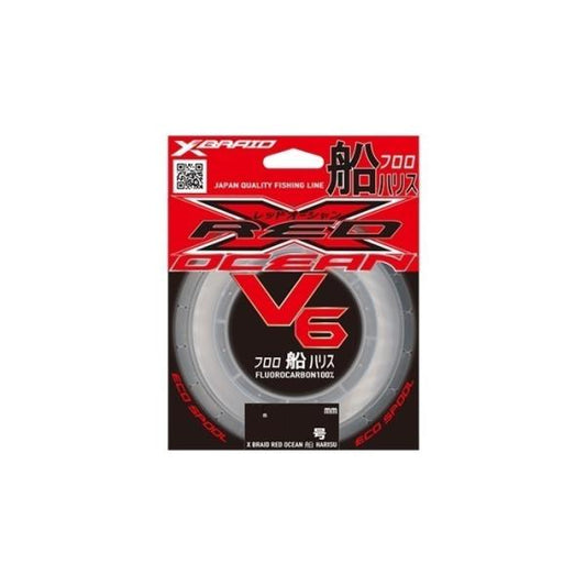 XBRAID　レッドオーシャン　V6　船ハリス　100m　20号