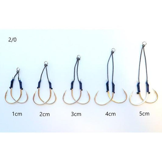 ヤマイ　ステキ針　ツインアシスト　輝　2/0