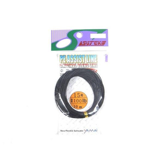ヤマイ　ステキ　PE ASSIST LINE　中深海　フロロ入り　15号　100lb　10m